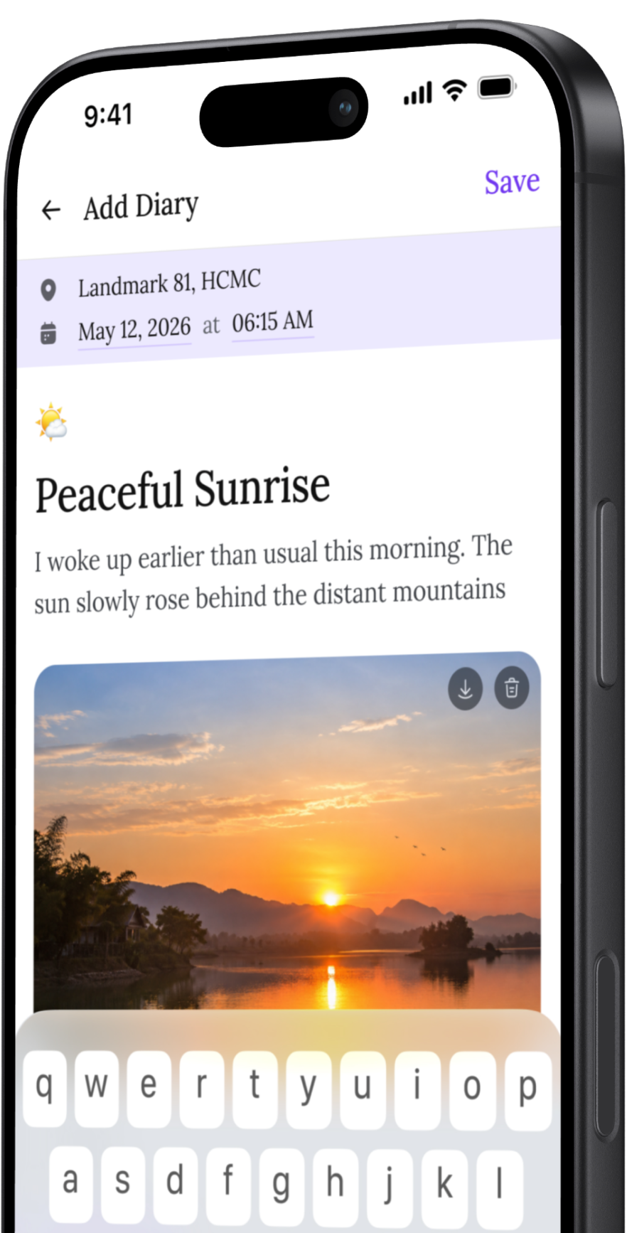 MemoirME mobile preview